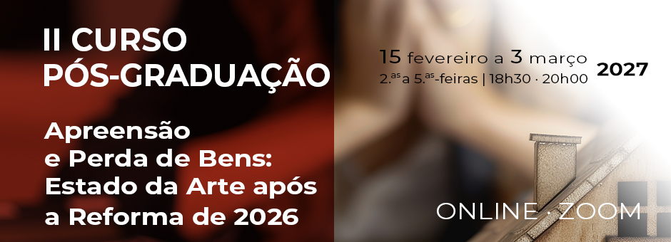 V Curso de Direito das Contraordenações